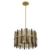 Myhouse Lighting Quoizel - RICH2822BRG - Eight Light Pendant - Richards - Brushed Gold