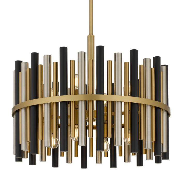 Myhouse Lighting Quoizel - RICH2822BRG - Eight Light Pendant - Richards - Brushed Gold