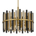 Myhouse Lighting Quoizel - RICH2822BRG - Eight Light Pendant - Richards - Brushed Gold