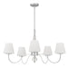 Myhouse Lighting Quoizel - STON5035C - Five Light Chandelier - Stone - Polished Chrome