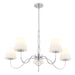 Myhouse Lighting Quoizel - STON5035C - Five Light Chandelier - Stone - Polished Chrome