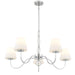 Myhouse Lighting Quoizel - STON5035C - Five Light Chandelier - Stone - Polished Chrome