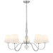 Myhouse Lighting Quoizel - STON5035C - Five Light Chandelier - Stone - Polished Chrome