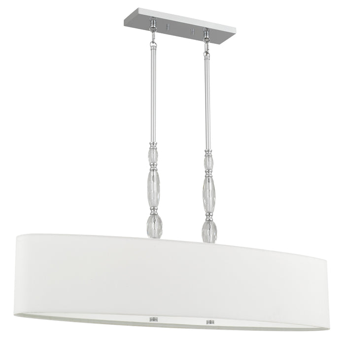 Myhouse Lighting Quoizel - STON542C - Five Light Island Pendant - Stone - Polished Chrome