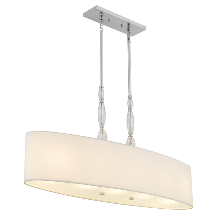 Myhouse Lighting Quoizel - STON542C - Five Light Island Pendant - Stone - Polished Chrome