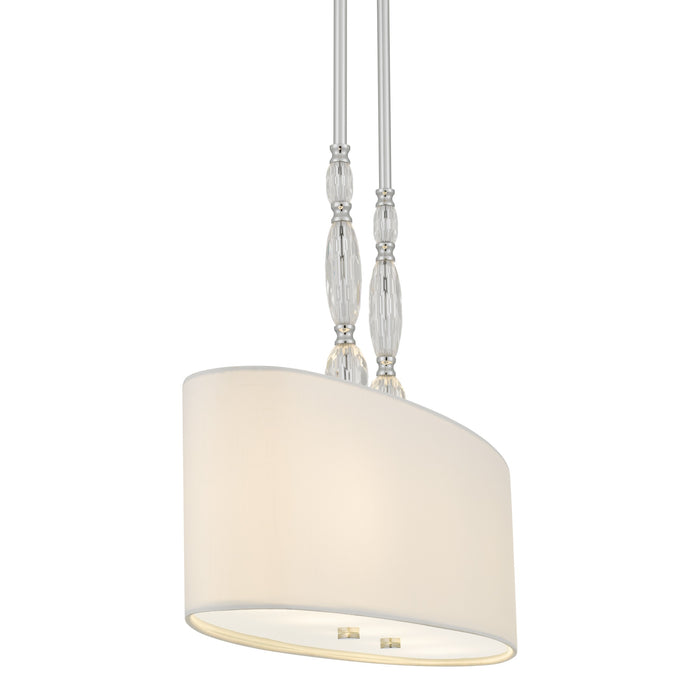 Myhouse Lighting Quoizel - STON542C - Five Light Island Pendant - Stone - Polished Chrome