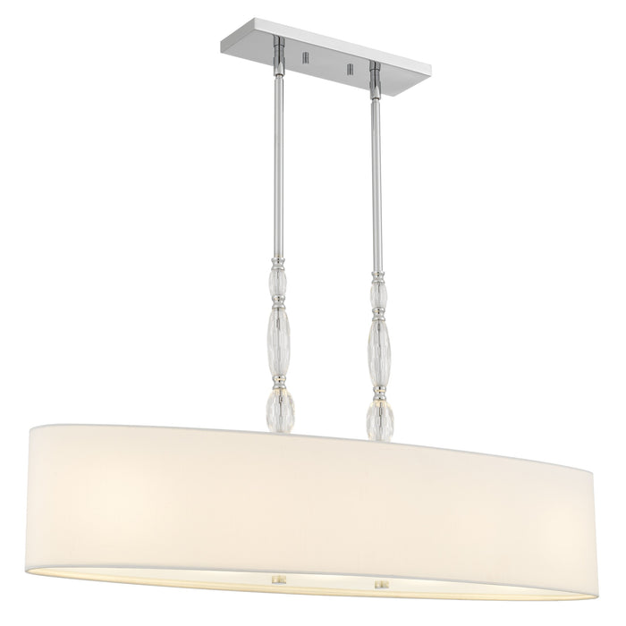 Myhouse Lighting Quoizel - STON542C - Five Light Island Pendant - Stone - Polished Chrome