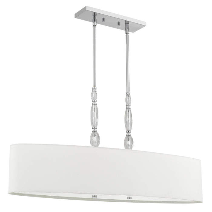 Myhouse Lighting Quoizel - STON542C - Five Light Island Pendant - Stone - Polished Chrome
