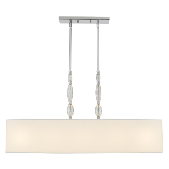 Myhouse Lighting Quoizel - STON542C - Five Light Island Pendant - Stone - Polished Chrome
