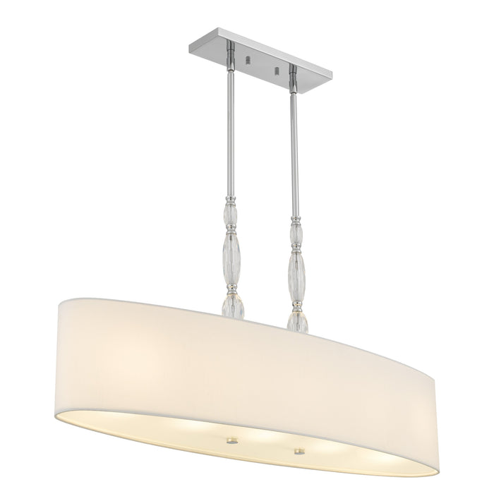 Myhouse Lighting Quoizel - STON542C - Five Light Island Pendant - Stone - Polished Chrome