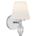 Myhouse Lighting Quoizel - STON8706C - One Light Wall Sconce - Stone - Polished Chrome