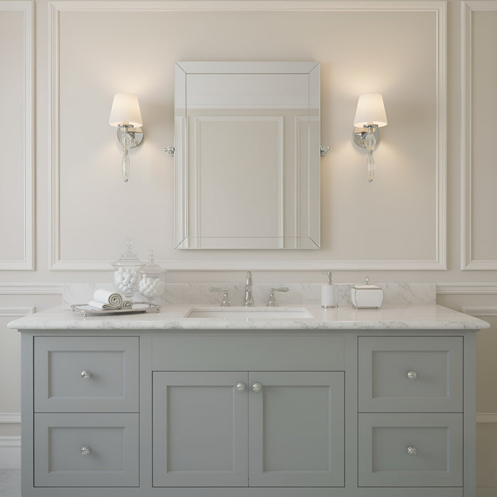 Myhouse Lighting Quoizel - STON8706C - One Light Wall Sconce - Stone - Polished Chrome