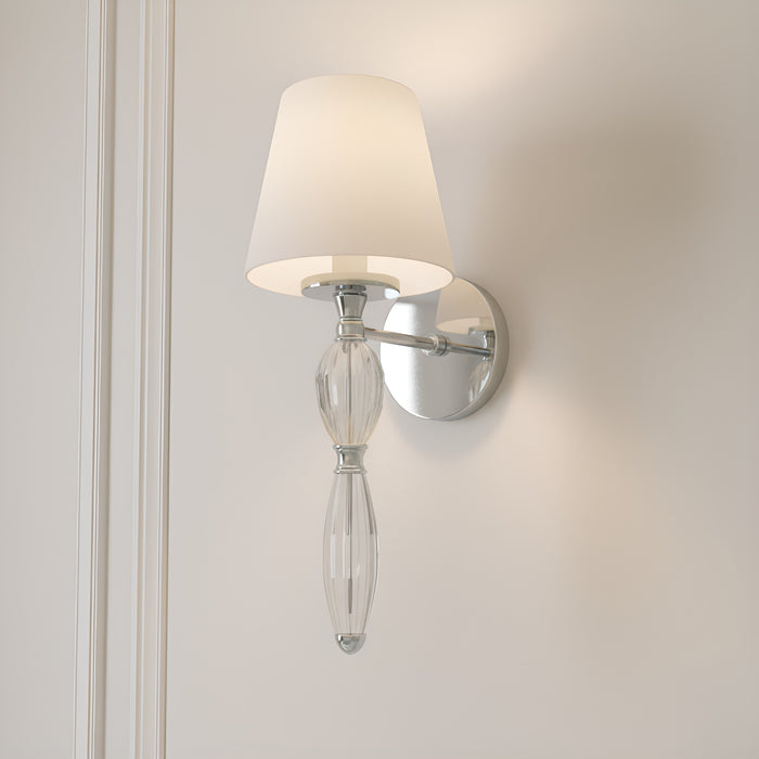 Myhouse Lighting Quoizel - STON8706C - One Light Wall Sconce - Stone - Polished Chrome