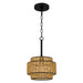 Myhouse Lighting Quoizel - TET1510MBK - One Light Mini Pendant - Teton - Matte Black