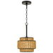Myhouse Lighting Quoizel - TET1510MBK - One Light Mini Pendant - Teton - Matte Black