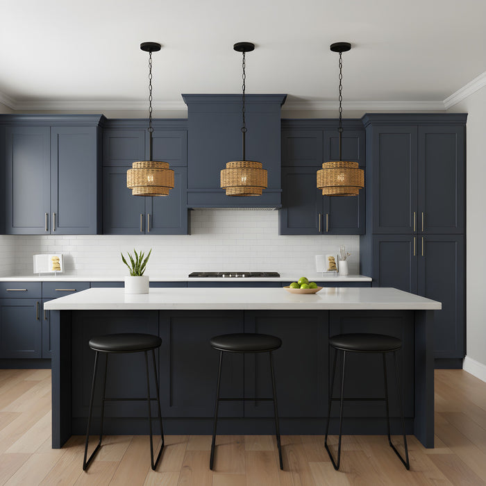 Myhouse Lighting Quoizel - TET1510MBK - One Light Mini Pendant - Teton - Matte Black