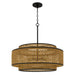 Myhouse Lighting Quoizel - TET2830MBK - Five Light Pendant - Teton - Matte Black