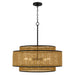 Myhouse Lighting Quoizel - TET2830MBK - Five Light Pendant - Teton - Matte Black