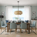 Myhouse Lighting Quoizel - TET2830MBK - Five Light Pendant - Teton - Matte Black