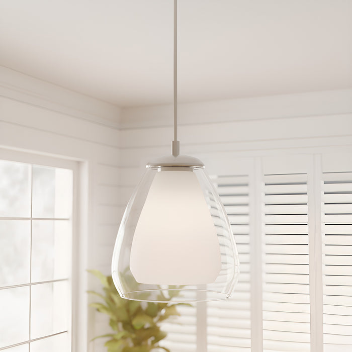 Myhouse Lighting Quoizel - VIV1509BN - One Light Mini Pendant - Vivienne - Brushed Nickel