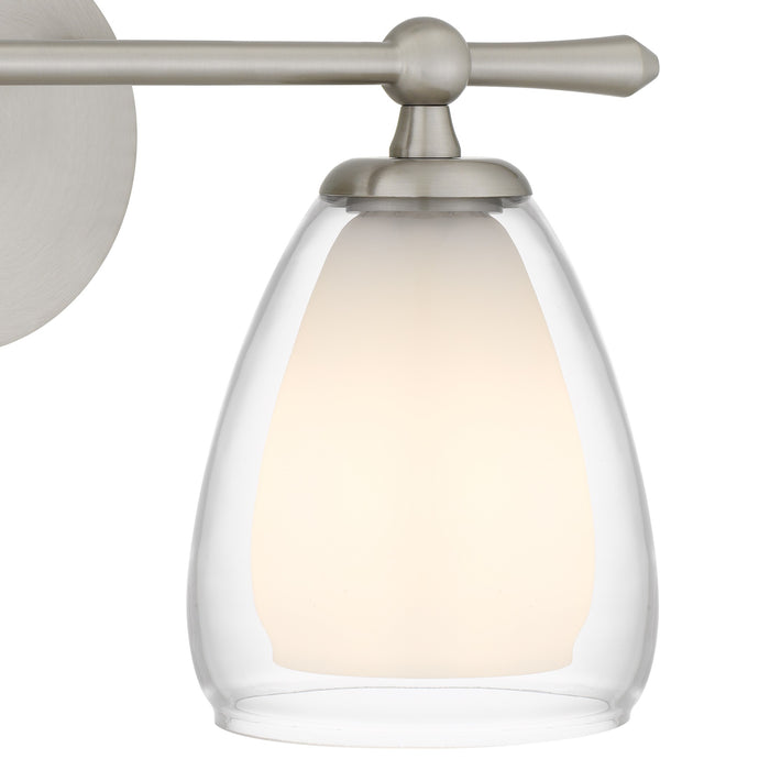 Myhouse Lighting Quoizel - VIV8616BN - Two Light Vanity - Vivienne - Brushed Nickel