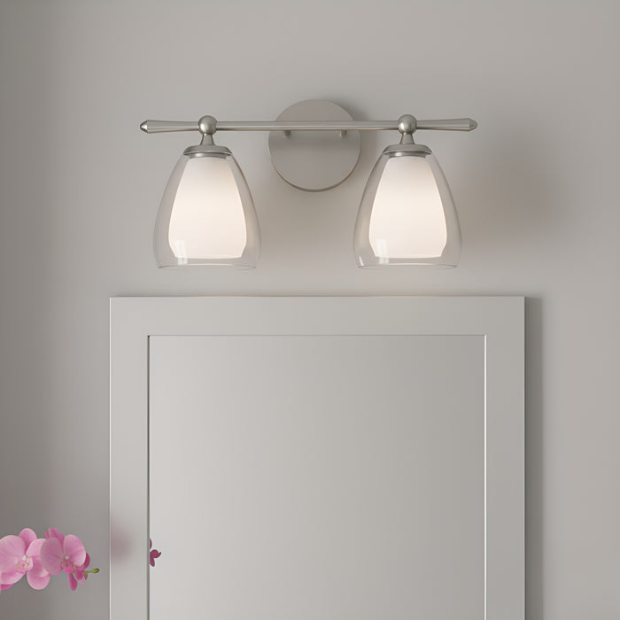 Myhouse Lighting Quoizel - VIV8616BN - Two Light Vanity - Vivienne - Brushed Nickel