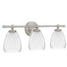 Myhouse Lighting Quoizel - VIV8624BN - Three Light Vanity - Vivienne - Brushed Nickel