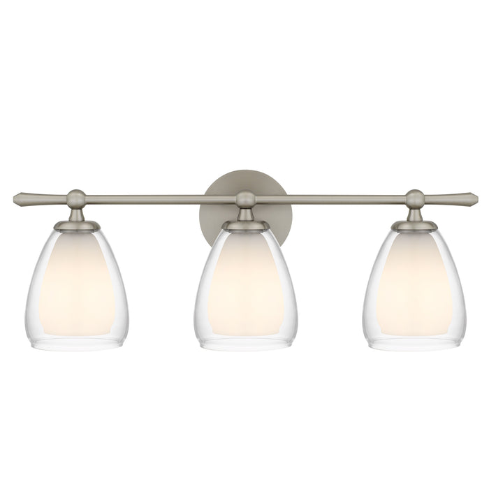 Myhouse Lighting Quoizel - VIV8624BN - Three Light Vanity - Vivienne - Brushed Nickel