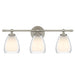 Myhouse Lighting Quoizel - VIV8624BN - Three Light Vanity - Vivienne - Brushed Nickel