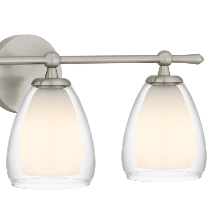 Myhouse Lighting Quoizel - VIV8624BN - Three Light Vanity - Vivienne - Brushed Nickel