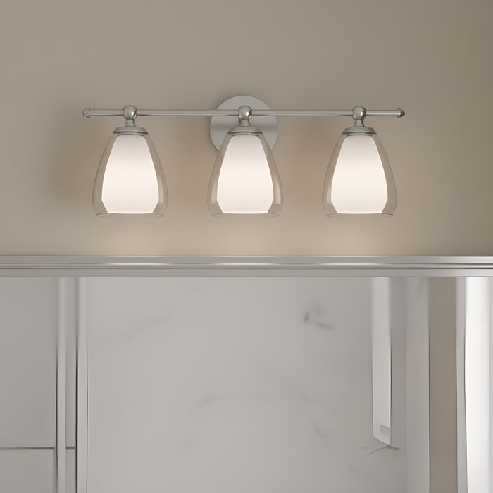 Myhouse Lighting Quoizel - VIV8624BN - Three Light Vanity - Vivienne - Brushed Nickel