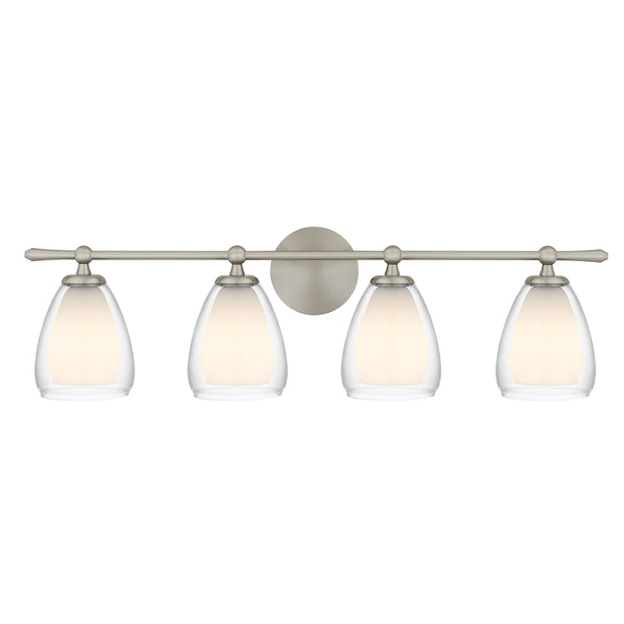 Myhouse Lighting Quoizel - VIV8632BN - Four Light Vanity - Vivienne - Brushed Nickel