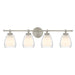 Myhouse Lighting Quoizel - VIV8632BN - Four Light Vanity - Vivienne - Brushed Nickel