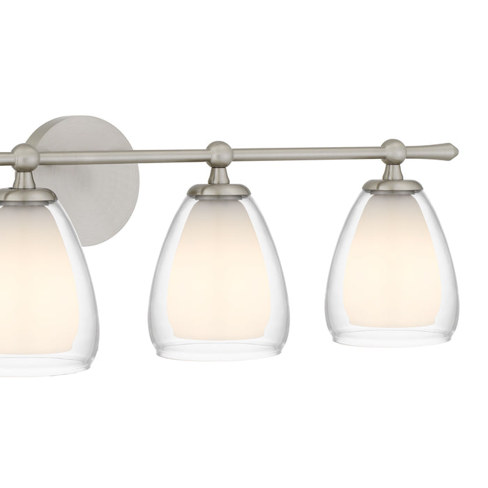 Myhouse Lighting Quoizel - VIV8632BN - Four Light Vanity - Vivienne - Brushed Nickel
