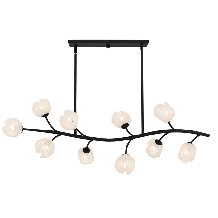 Myhouse Lighting Quoizel - WALK1048MBK - Ten Light Island Pendant - Walker - Matte Black