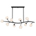 Myhouse Lighting Quoizel - WALK1048MBK - Ten Light Island Pendant - Walker - Matte Black