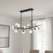 Myhouse Lighting Quoizel - WALK1048MBK - Ten Light Island Pendant - Walker - Matte Black