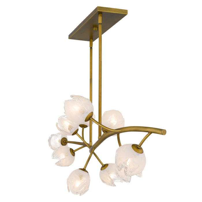 Myhouse Lighting Quoizel - WALK1048PVB - Ten Light Island Pendant - Walker - Vintage Brass