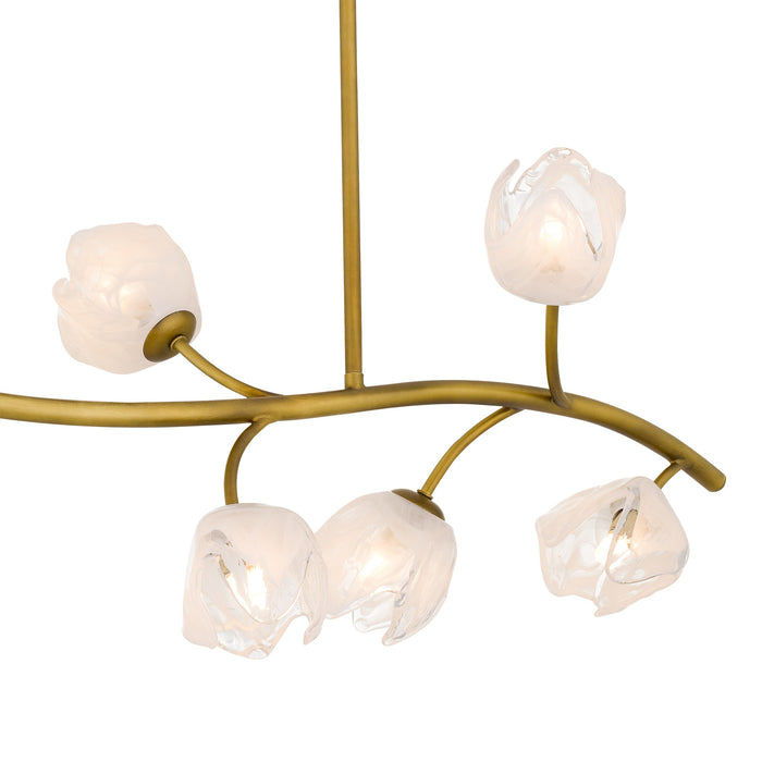 Myhouse Lighting Quoizel - WALK1048PVB - Ten Light Island Pendant - Walker - Vintage Brass