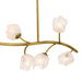 Myhouse Lighting Quoizel - WALK1048PVB - Ten Light Island Pendant - Walker - Vintage Brass