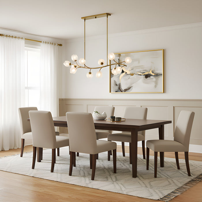 Myhouse Lighting Quoizel - WALK1048PVB - Ten Light Island Pendant - Walker - Vintage Brass