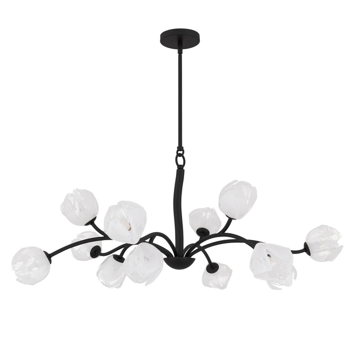 Myhouse Lighting Quoizel - WALK5040MBK - 12 Light Chandelier - Walker - Matte Black