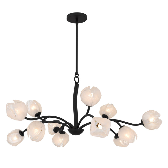 Myhouse Lighting Quoizel - WALK5040MBK - 12 Light Chandelier - Walker - Matte Black
