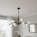 Myhouse Lighting Quoizel - WALK5040MBK - 12 Light Chandelier - Walker - Matte Black
