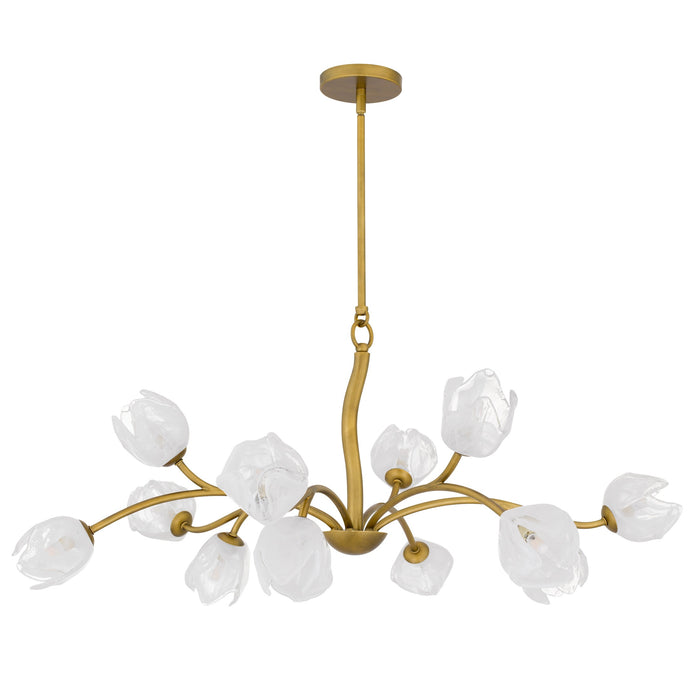 Myhouse Lighting Quoizel - WALK5040PVB - 12 Light Chandelier - Walker - Vintage Brass