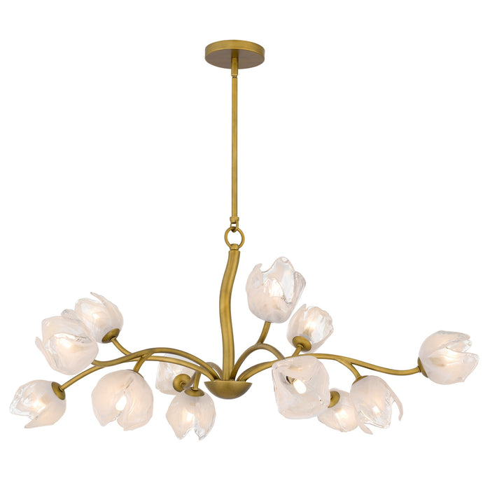 Myhouse Lighting Quoizel - WALK5040PVB - 12 Light Chandelier - Walker - Vintage Brass