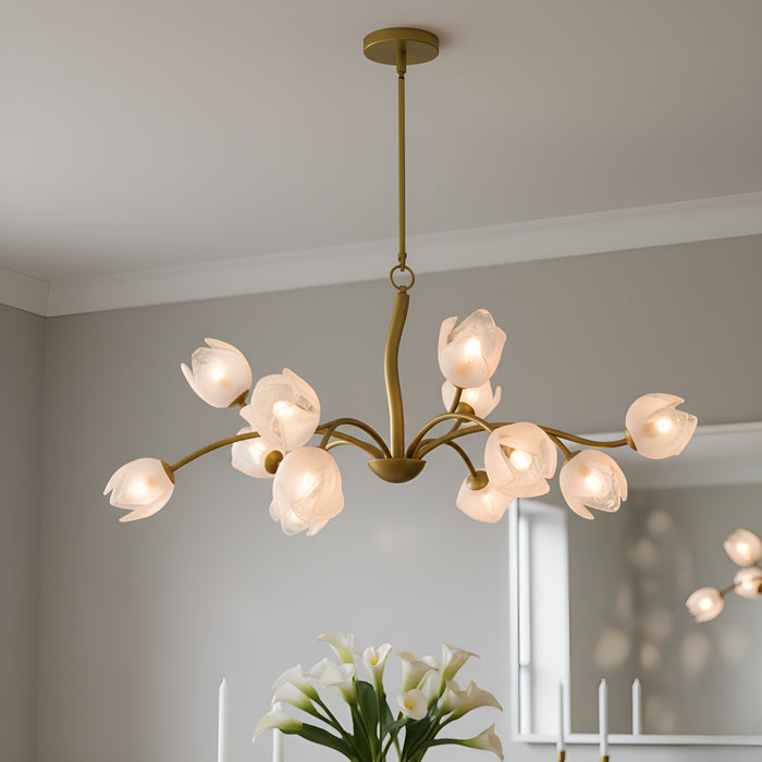 Myhouse Lighting Quoizel - WALK5040PVB - 12 Light Chandelier - Walker - Vintage Brass