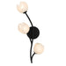 Myhouse Lighting Quoizel - WALK8808MBK - Three Light Wall Sconce - Walker - Matte Black