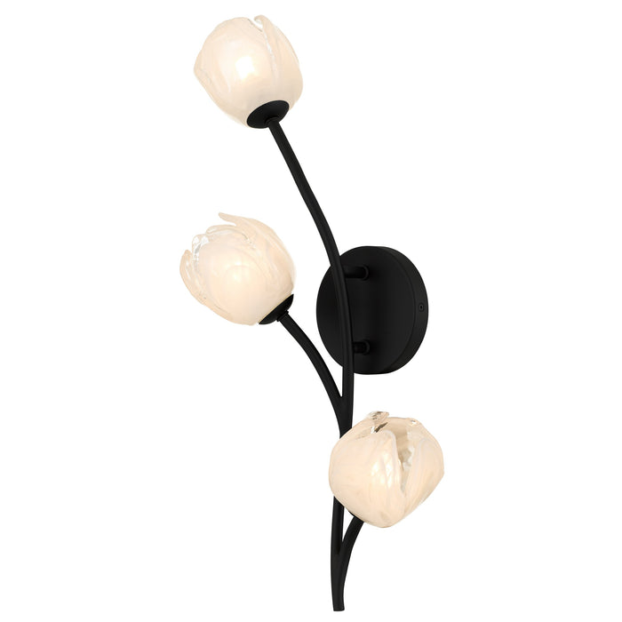 Myhouse Lighting Quoizel - WALK8808MBK - Three Light Wall Sconce - Walker - Matte Black
