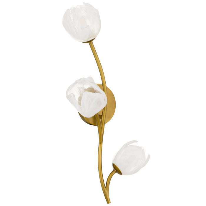 Myhouse Lighting Quoizel - WALK8808PVB - Three Light Wall Sconce - Walker - Vintage Brass